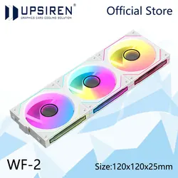 UPSIREN WF-2 Ventilador de Chasis ARGB PWM – Flujo Elevado Silencioso