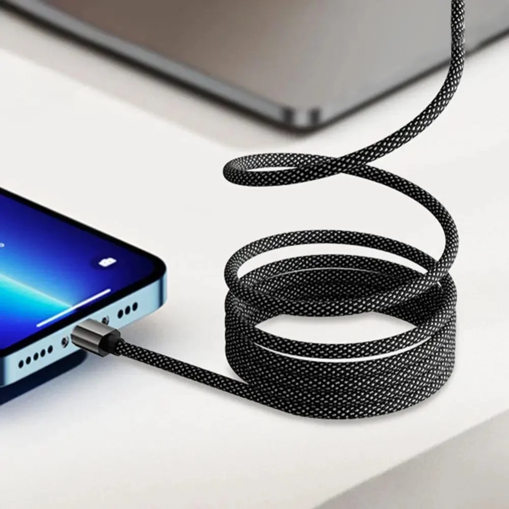Cable de carga rápida USB C magnético de 66W tipo C a C Cable de carga de datos para iPhone 15 16 MacBook Xiaomi Samsung Cable de carga de datos - imagen 5