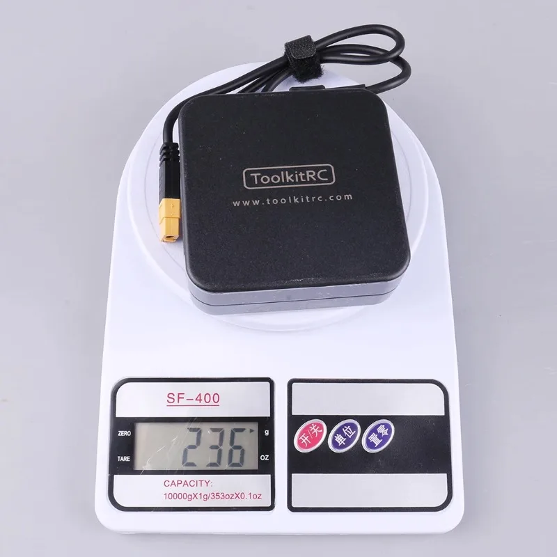 ToolKitRC ADP100W 100 20V fuente de alimentación con adaptador de salida XT60 para ISDT Q8 Q6 GT Power Hota HTRC SkyRC cargador RC Drone - imagen 5