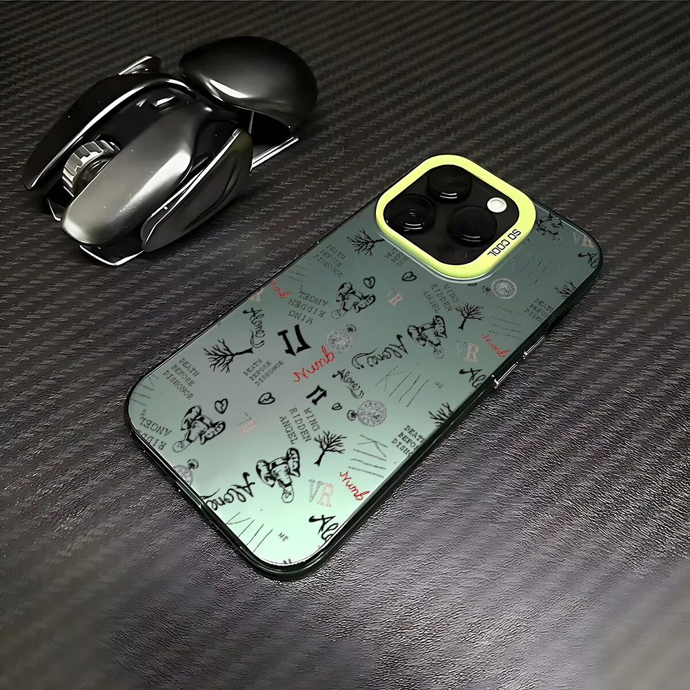 Popular XXXTentacion tatuajes funda de teléfono para iPhone 16 15 14 13 12 11 mini Pro Max X XR XSMAX 8 7 Plus cubierta trasera mate anticaída - imagen 5