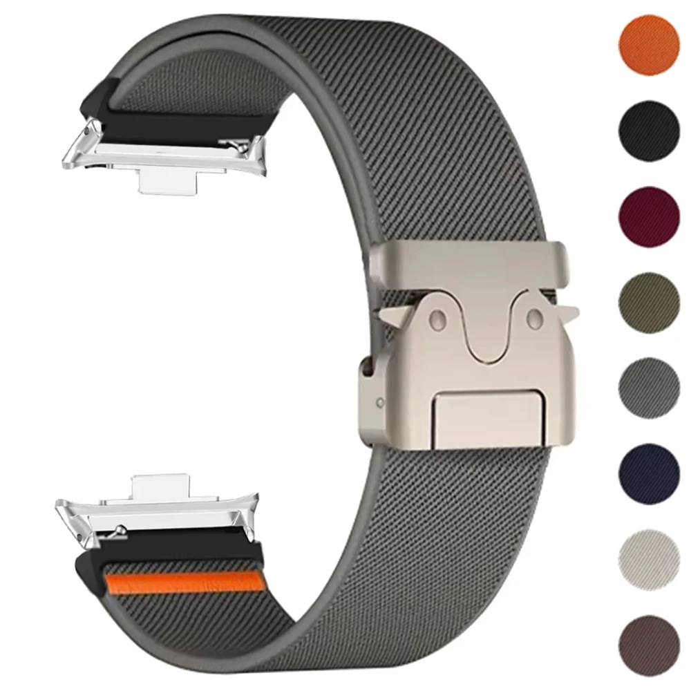 Correa de bucle de paracaídas para Redmi Watch 5/4, correa de repuesto de nailon para Xiaomi Mi Band 9 Pro/Mi Band 8 Pro, accesorios de pulsera
