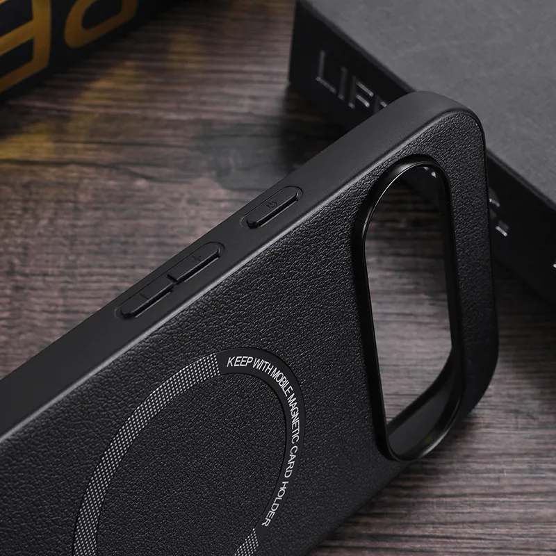 Para Google Pixel 10, 10 Pro, 10 Pro XL funda magnética ELVEV Vintage sensación de piel PU cuero duro PC cubierta de teléfono con succión - imagen 3