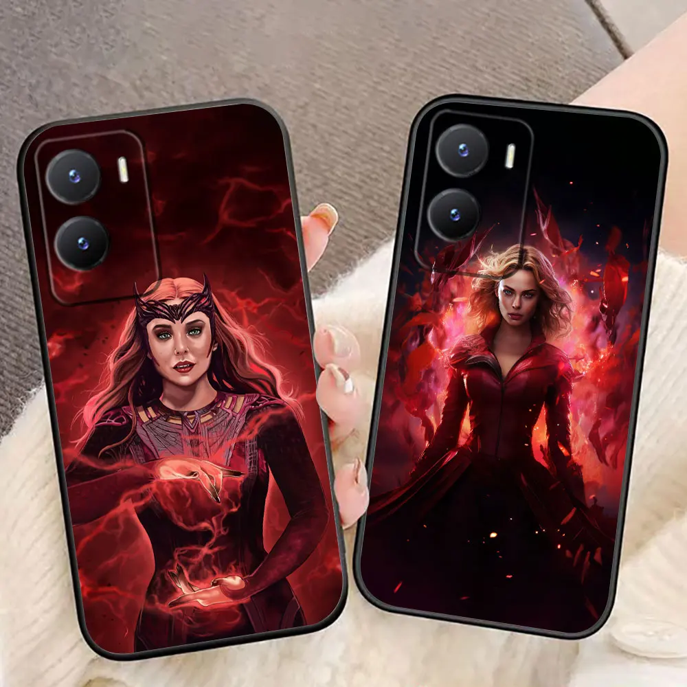 Marvel Wanda Witch Logo Phone Case For VIVO Y04 Y15S Y16 Y17 Y19 Y20 Y21 Y22S Y27 Y28 Y29 Y35 Y36 Y51 Y72 Y76 Y77 Y78 Y100 Case - imagen 3