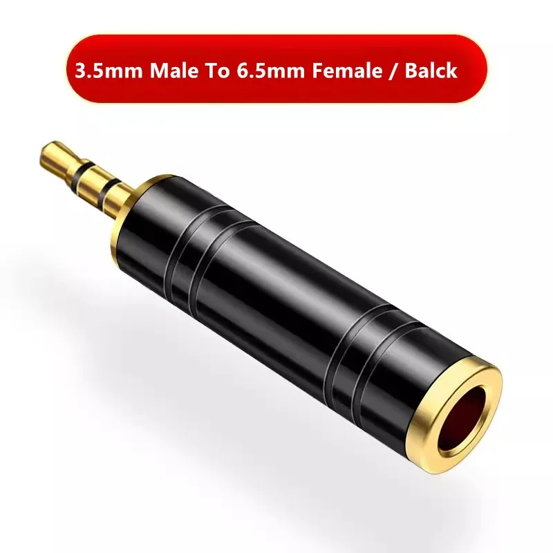 Adaptador de Audio de 3,5mm a 6,35mm, adaptadores de auriculares macho hembra, conectores 6,5 3,5, auriculares, micrófono, altavoz, convertidor de guitarra - imagen 5