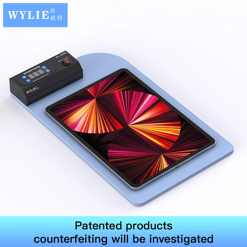 WYLIE WL-1805E Almohadilla calefactora de separación de pantalla para calentar y separar pantallas LCD en herramienta de reparación de tabletas de teléfonos móviles - imagen 4