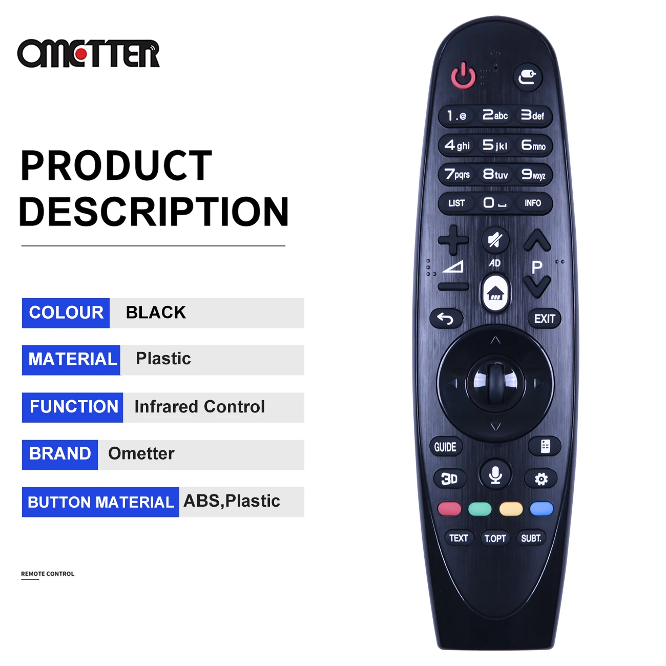 Nuevo AN-MR600 para Smart TV Control remoto mágico 40UF7769 55UF8507 43LF630V 49LF630V 40UF7769 43UF6809 sin voz sin ratón - imagen 4