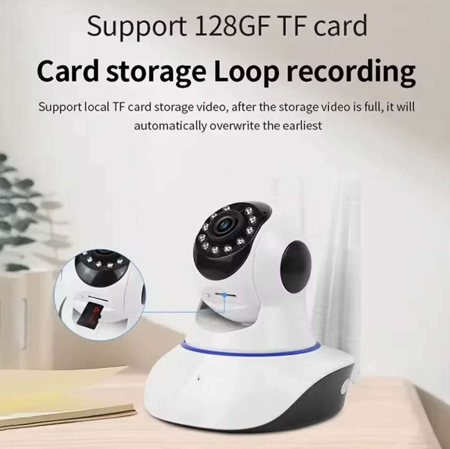 Cámara IP 5tianxian 2,4G WIFI hogar inteligente Audio bidireccional Pan Tilt 1080P vigilancia de seguridad inalámbrica cámara CCTV interior Baby Mon - imagen 5