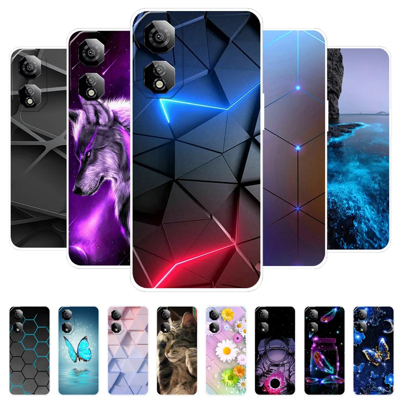 Funda transparente de silicona suave TPU para ZTE Nubia Neo 2 5G 6,72 "NubiaNeo2 Neo2 NubiaNeo25G Funda Z2352N fundas de teléfono de dibujos animados Funda