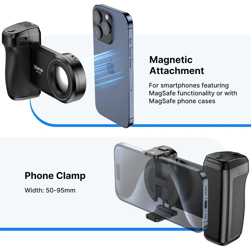 Ulanzi MA35 Mango Selfie Bluetooth con Shutter Magnético para Smartphone - imagen 4