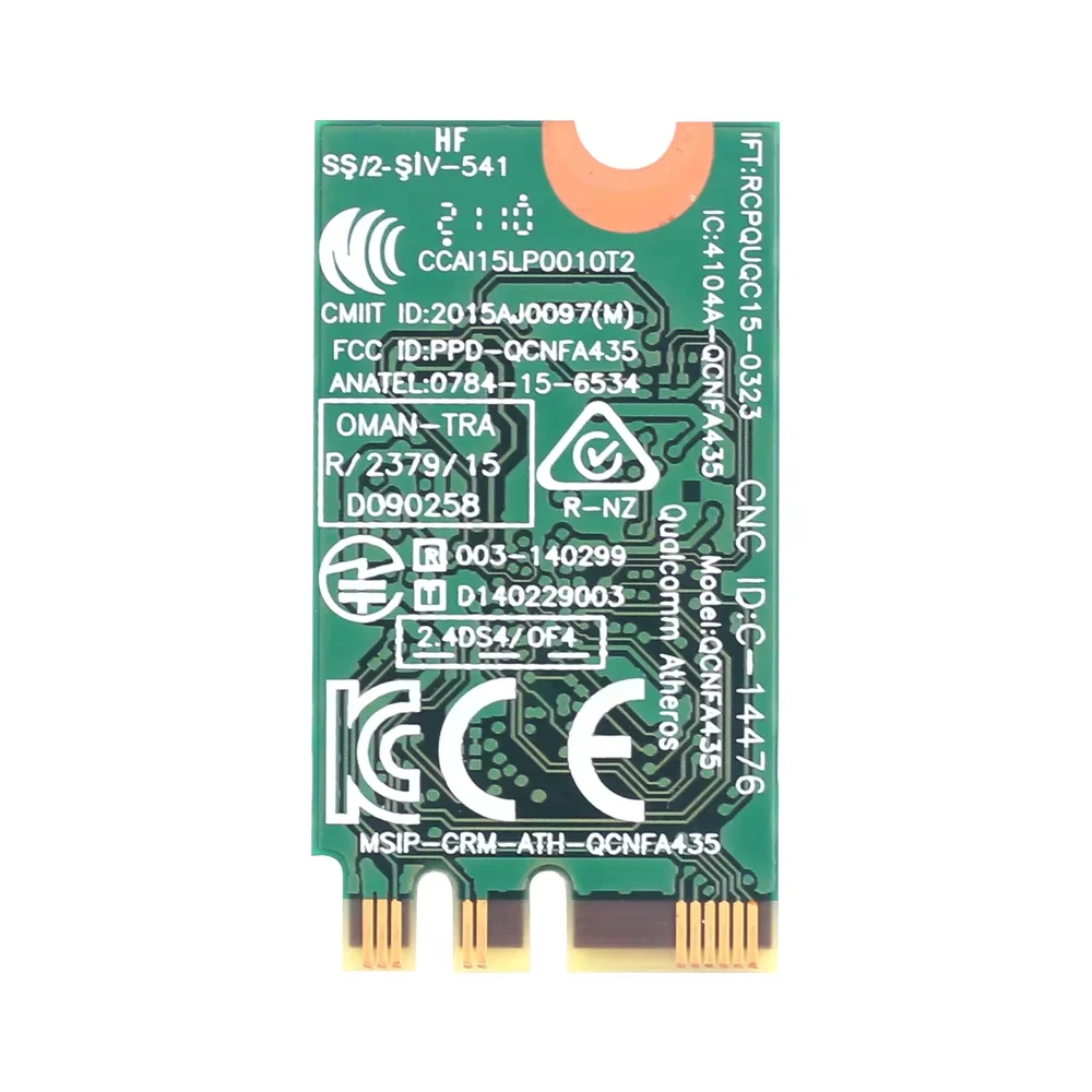 Tarjeta WiFi QCA9377 de doble banda, adaptador Bluetooth 4,1 de 433Mbps, adaptador de red NGFF 802.11AC QCNFA435 para Win7/8/10 para PC/portátil - imagen 5
