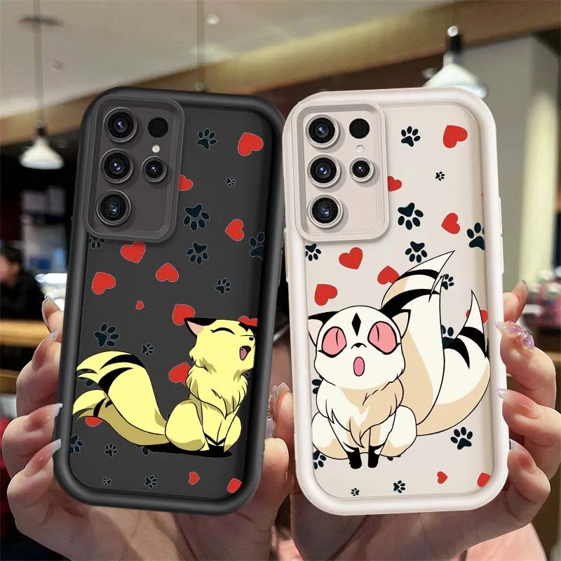 Funda para Teléfono Inuyasha Kirara Anime para Samsung Galaxy S25 S24 S23 S22 S21 S20 Ultra Plus FE 5G Eye Ladder