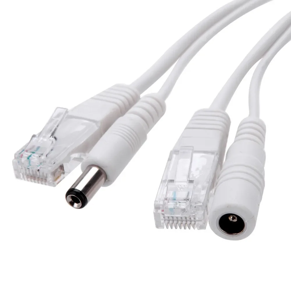 Cable POE de alimentación pasiva a través de Ethernet, Cable adaptador, divisor POE, módulo de fuente de alimentación del inyector RJ45, 12-48v para IP Camea - imagen 3