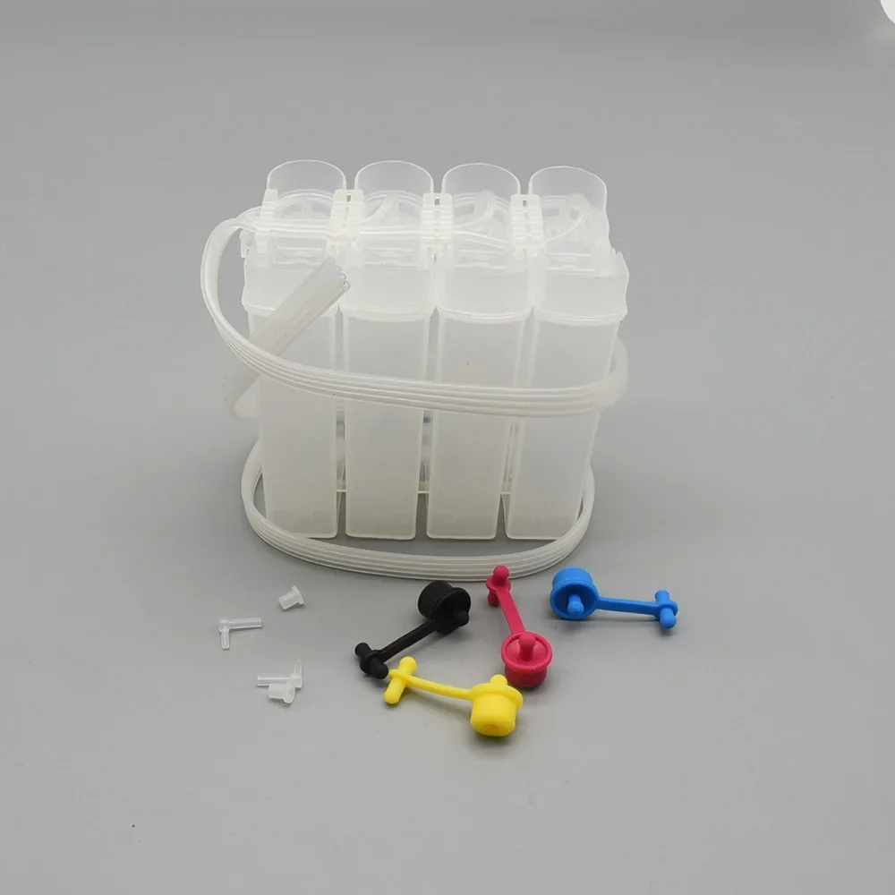 Sistema de suministro continuo de tinta DIY, 4 colores, 85ML, tanque de tinta exterior, Kit de recarga CISS Universal para impresora de inyección de tinta Epson, Canon, HP, Brother - imagen 2