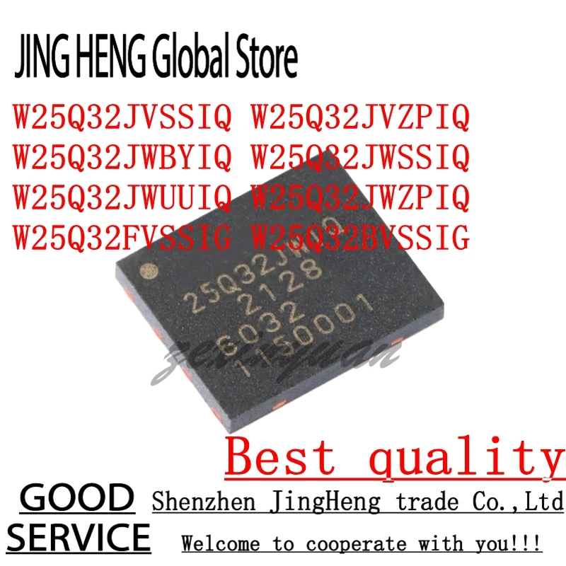 5 uds W25Q32JVSSIQ W25Q32JVZPIQ W25Q32JWBYIQ W25Q32JWSSIQ W25Q32JWUUIQ W25Q32JWZPIQ W25Q32FVSSIG W25Q32BVSSIG - imagen 2