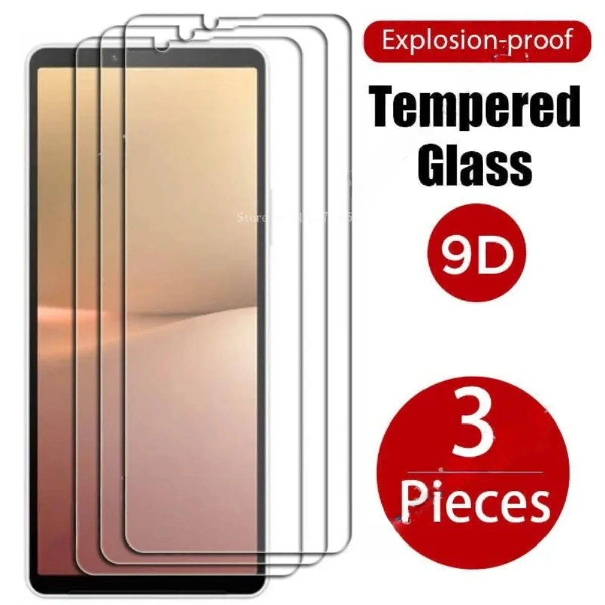 3 uds vidrio templado para Sony Xperia 10 VI V IV III Xperia1 VI V IV III Xperia 5 VI V IV III película protectora de pantalla