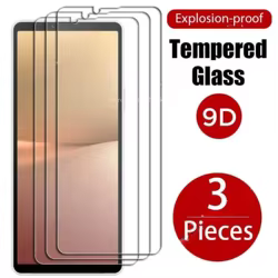 3 uds vidrio templado para Sony Xperia 10 VI V IV III Xperia1 VI V IV III Xperia 5 VI V IV III película protectora de pantalla
