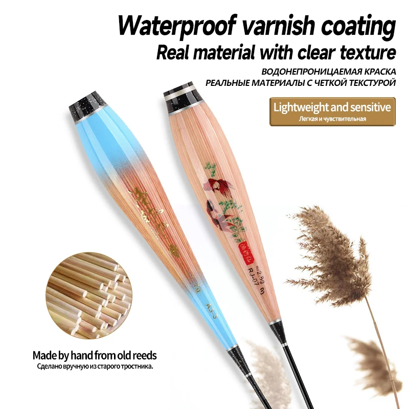 3 uds flotador de caña cuerpo de flotador de pie + 3 uds tubos + 1 ganchos de bolsa + 1 flotador cuerpo de boya luminosa sin cola sin batería CR425 aparejos de pesca - imagen 3