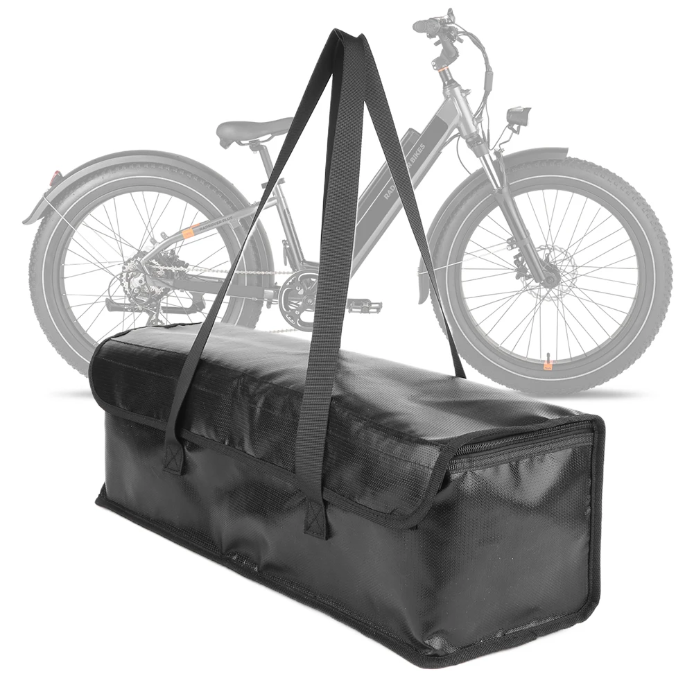 Bolsa de batería para bicicleta eléctrica, bolsa de batería ignífuga, bolsa de transporte de batería de gran capacidad, impermeable a prueba de explosiones para almacenamiento y transporte - imagen 4