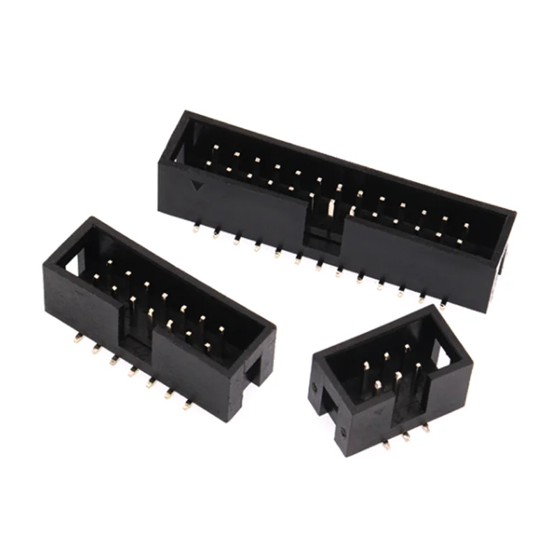 10 Uds SMT 2,54 MM DC3 6/8/10/12/14/16/20/30/40 posiciones IDC doble fila conector de paso de 2,54mm SMD PCB IDC Socket - imagen 4