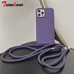 Funda silicona con cordón y correa cruzada Samsung Galaxy A12