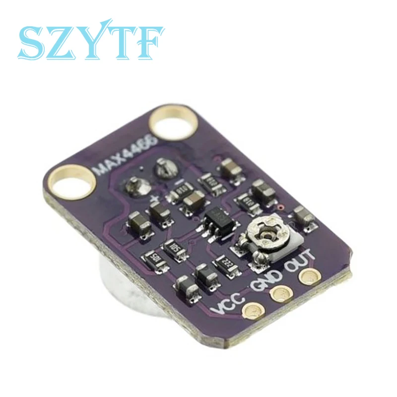 Módulo amplificador de micrófono eléctrico GY-MAX4466, ganancia ajustable para Arduino, MAX4466 - imagen 5