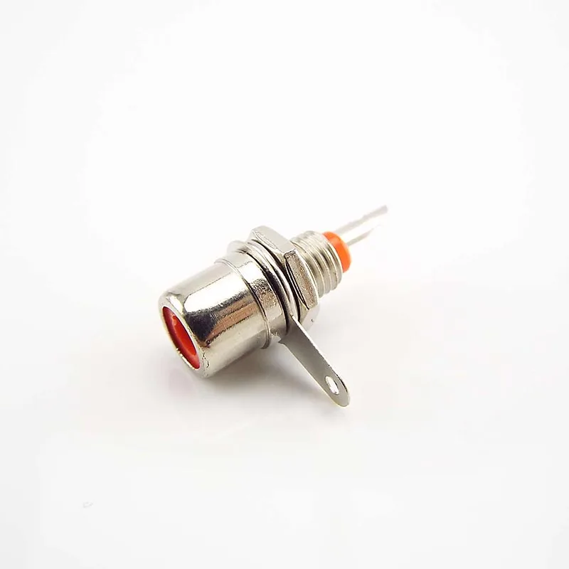 Conector de montaje en Panel RCA, conector hembra de 4 piezas, conector de Audio, adaptador de mampara, altavoz - imagen 5