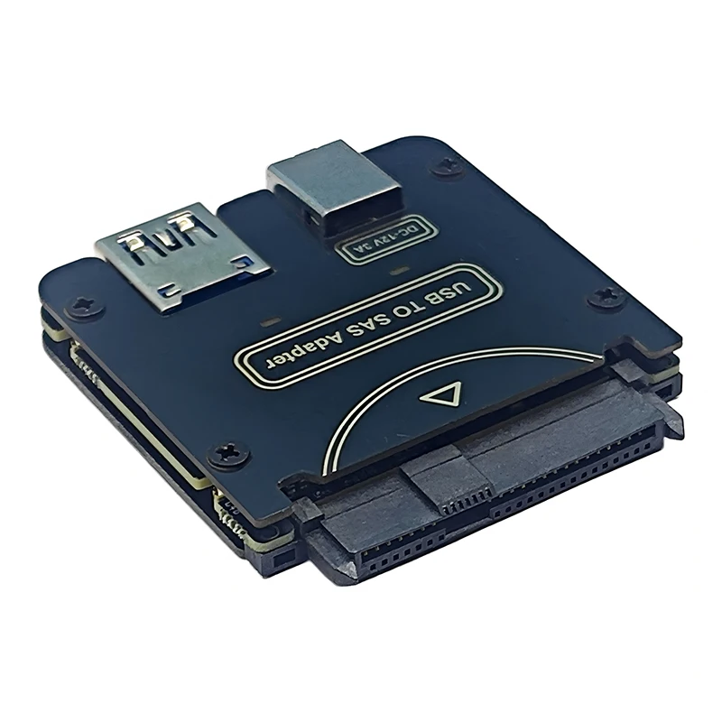 Tarjeta de expansión USB3.0 a SAS SSD, adaptador de SFF-8482 de USB a SAS de 29 pines, Cable de unidad fácil de 6Gbps para disco duro SAS de escritorio de 2,5/3,5 pulgadas - imagen 4