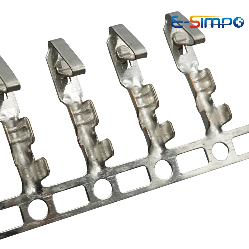 100/500 Uds lote KF2510 Terminal prensado en frío 2,54 MM espaciado conectar Terminal de lengüeta línea de cobre prensado cañas de Terminal hembra - imagen 4