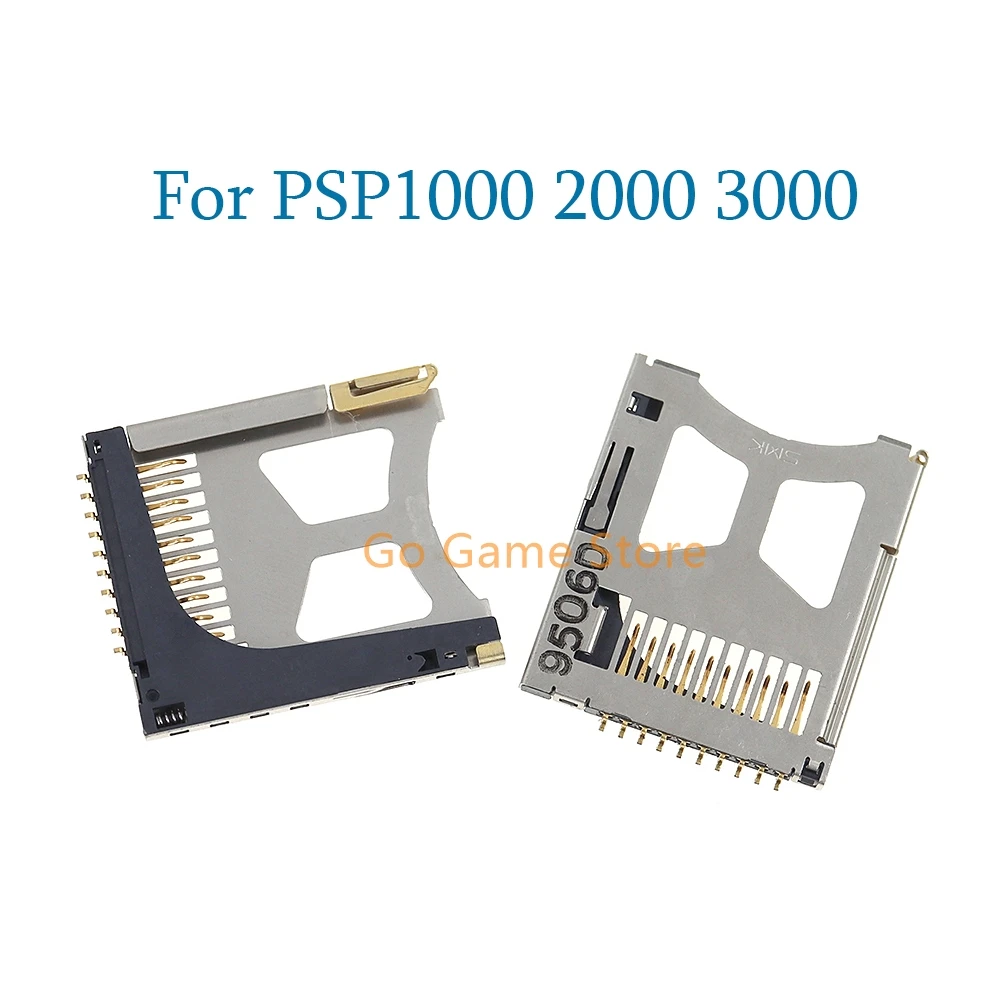20 piezas para PSP1000 PSP2000 PSP3000 juego ranura para tarjeta de memoria lector soporte para PSP 1000 2000 3000 piezas de repuesto de reparación