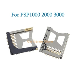 20 piezas para PSP1000 PSP2000 PSP3000 juego ranura para tarjeta de memoria lector soporte para PSP 1000 2000 3000 piezas de repuesto de reparación