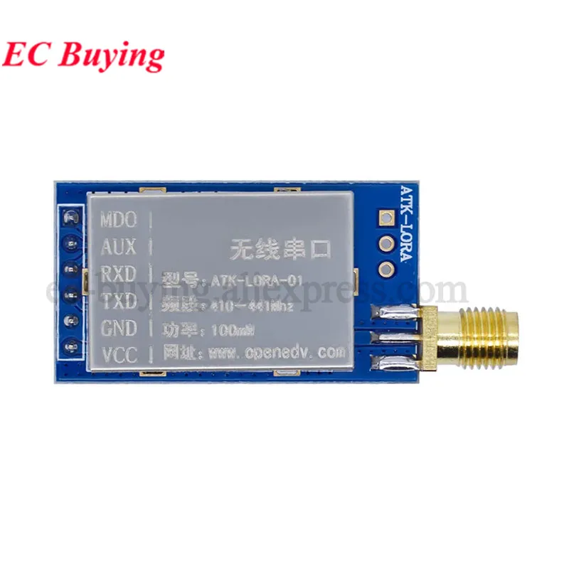 ATK-LORA-01 Módulo de comunicación de puerto serie TTL inalámbrico LORA SX1278 410-441MHZ Módulo inalámbrico 3000 metros - imagen 4