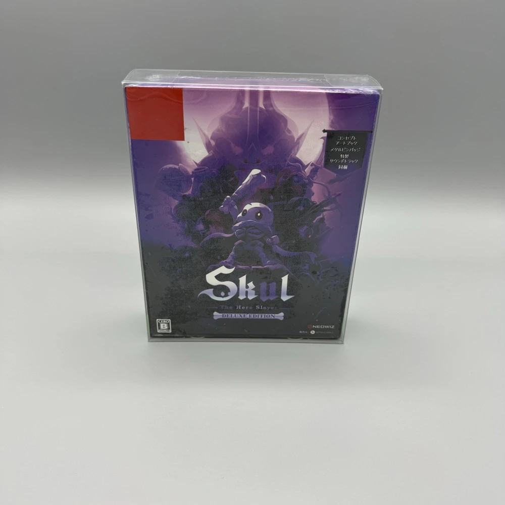 Protector de caja transparente para Nintendo Switch/NS/Skul: The Hero Slayer, cajas coleccionables, carcasa de juego de almacenamiento TEP, estuche de exposición transparente - imagen 2