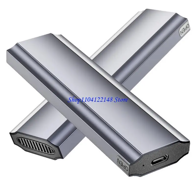 Caja P9FA USB3.1 Nvme Ngff SSD para carcasa disco duro móvil 2230-2280 aluminio - imagen 3