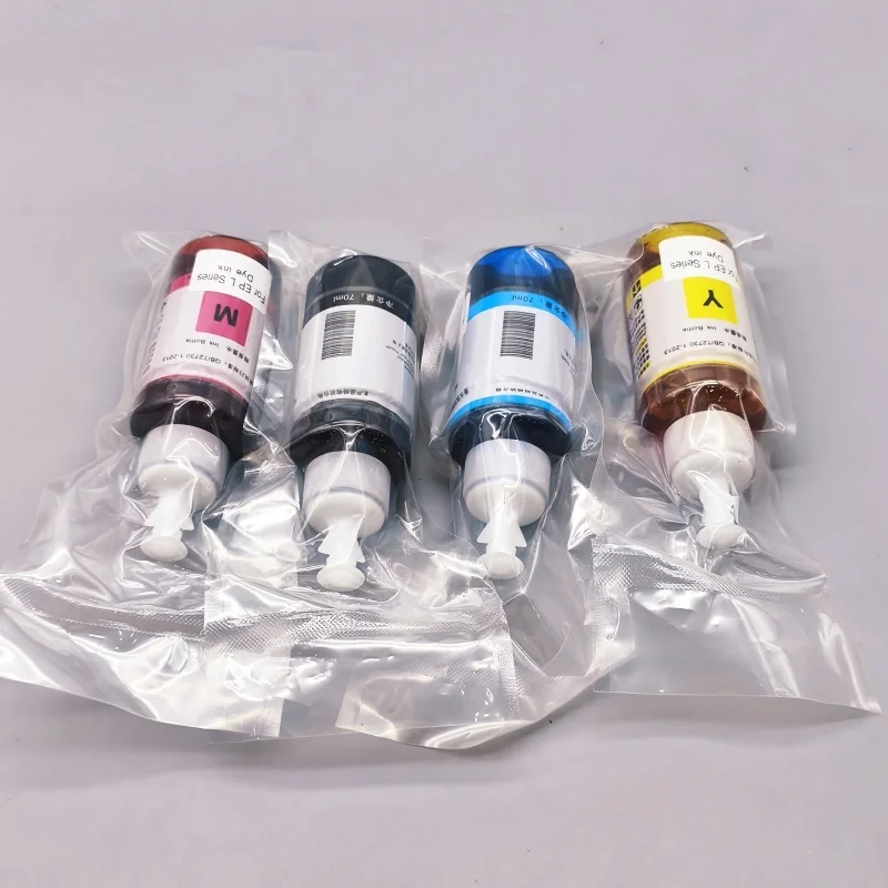 Kit de recarga de botellas de 70ml apto para impresora de inyección de tinta Epson EcoTank L3150 L3110 L3100 L3210 L3250 L1110 5190 - imagen 5