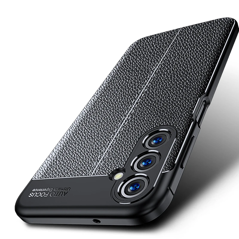 Funda de cuero suave a prueba de golpes para Samsung Galaxy M54 5G, Carcasa protectora para teléfono móvil, armadura trasera, TPU, M 54 M54