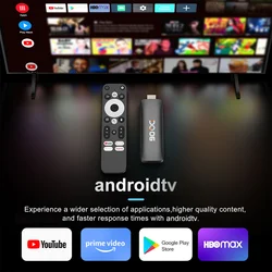 DQ06 ATV Android TV Stick H618 – 8K/4K WiFi 6 Bluetooth 5.0 con Mando Voz