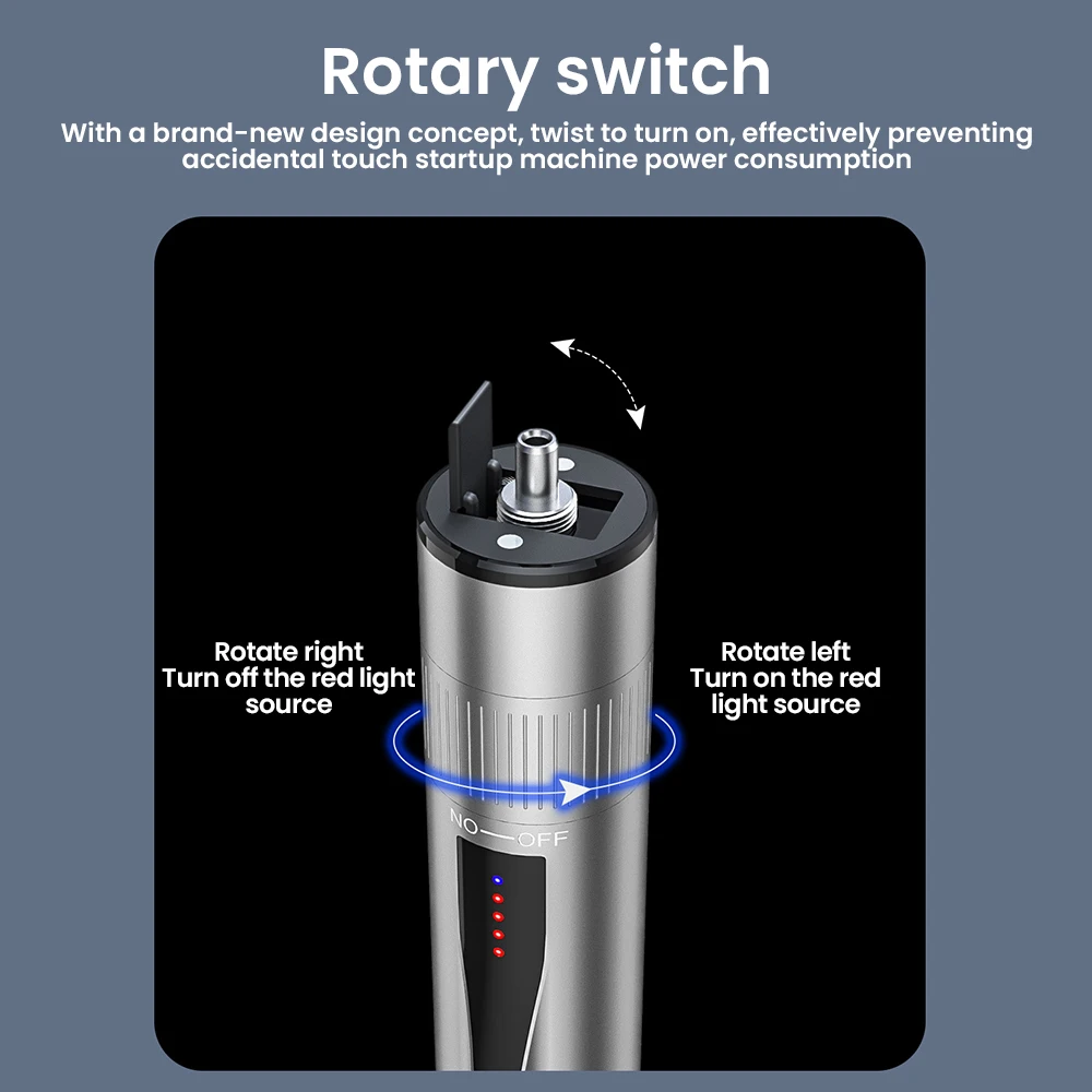 Localizador Visual de fallos Natalink, probador de Cable de luz roja de fibra óptica VFL recargable, probador láser de fibra SC FC ST, pluma de luz roja - imagen 3