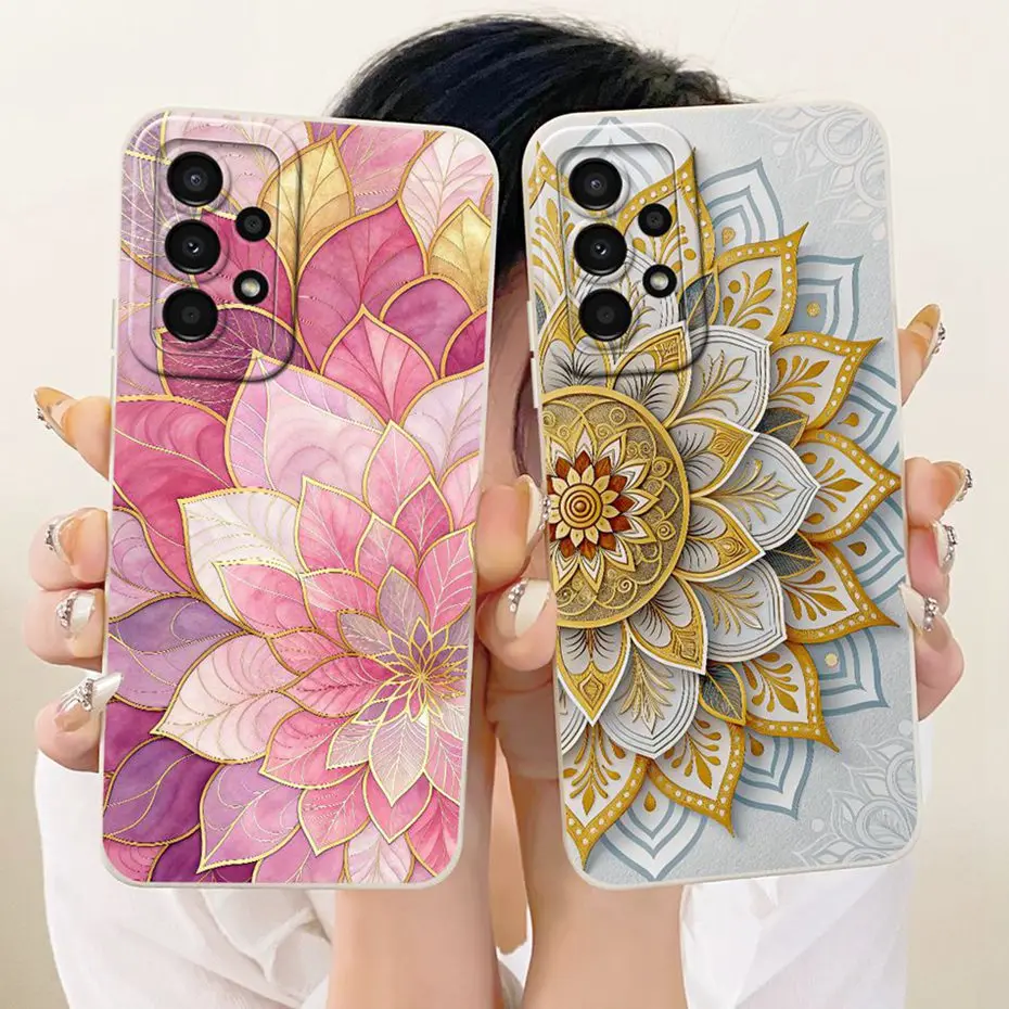 Bonita funda de teléfono estampada para Samsung Galaxy A13, fundas de silicona suave a prueba de golpes para Samsung A13 4G 5G, fundas para parachoques - imagen 2