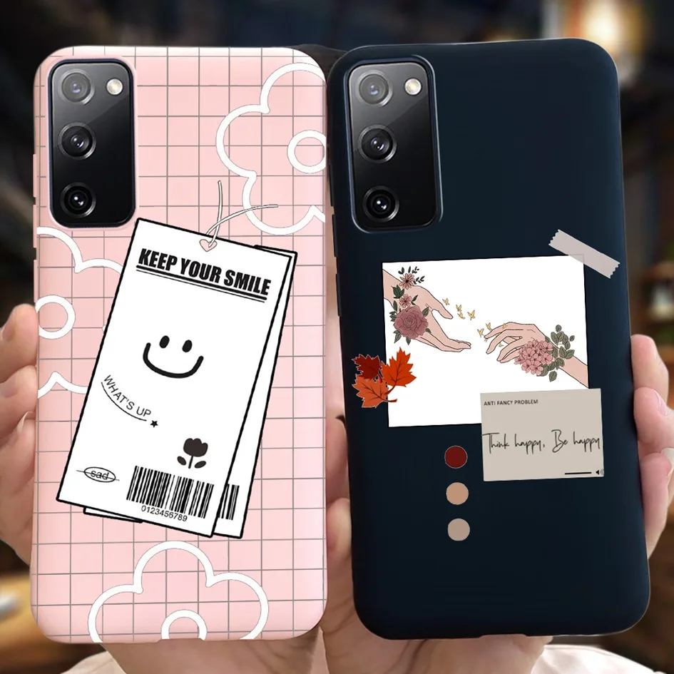 Funda de teléfono para Samsung Galaxy S20 FE 5G, carcasa mate suave de vaca, arcoíris, S20 Fan Edition S20 Plus, parachoques de SM-G780F - imagen 2