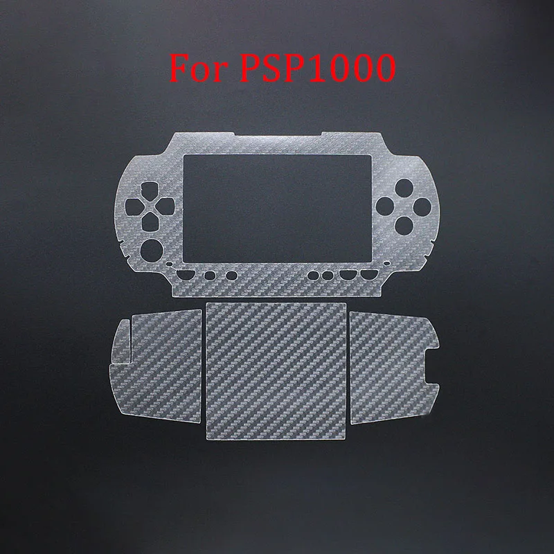 YUXI 1 Juego de película de fibra de carbono para Switch Lite NS Oled/PSP/PSV1000/2000/3000/PSPGO/PSPE1000 controlador pegatina de piel transparente - imagen 4