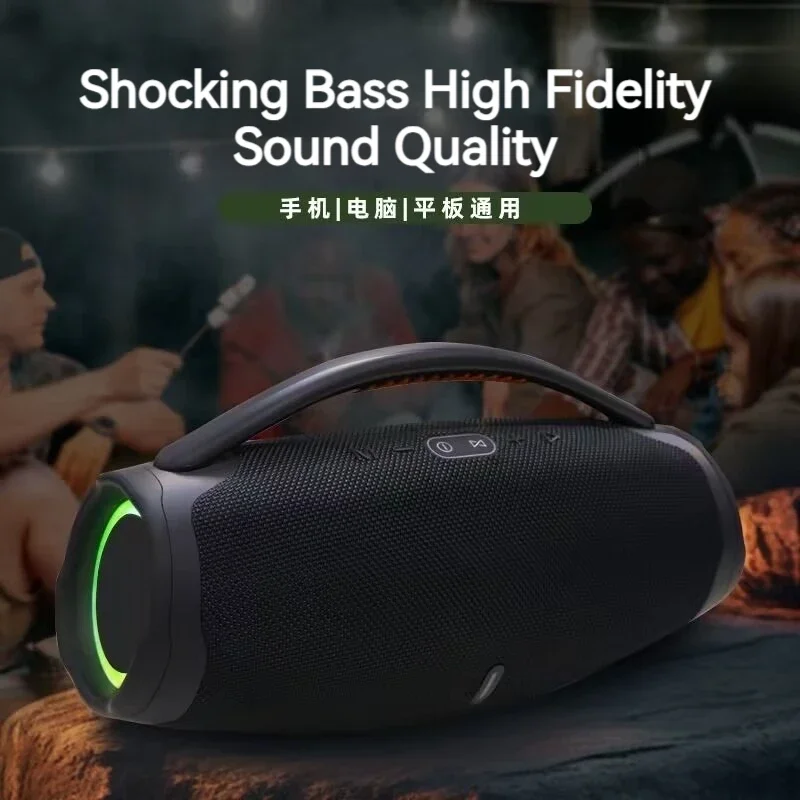 Altavoz Bluetooth portátil de alta potencia, reproductor de MP3, Radio FM, sistema de sonido, potente, resistente al agua, graves inalámbricos, 100W - imagen 3