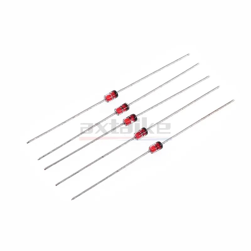 50 Uds 1N4727A 3V 1N4728A 3,3 V 1N4729A 3,6 V 1N4730A 3,9 V 1N4731A 4,3 V 1N4732A 4,7 V 1N4733A 5,1 V 1N4734A 5,6 V DO-41 1W diodo Zener - imagen 4