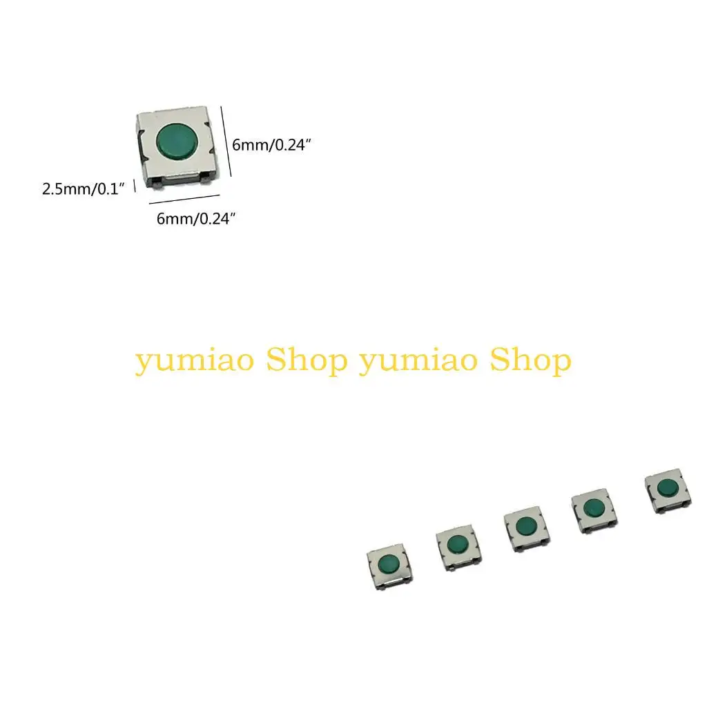 587B Micro Switch Push Botón Ratón Microswitch Patch Implaz agua Táctil 6x6 mm 6x6 mm