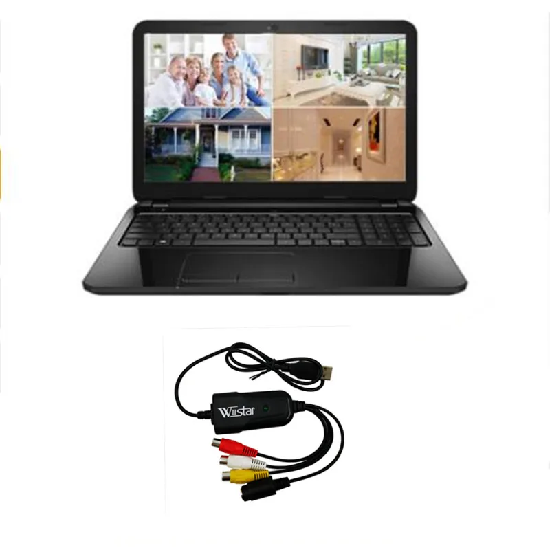 USB 2.0 Tapa fácil Video TV DVD VHS DVR Tarjeta de captura Tapa más fácil Dispositivo de captura de vídeo USB Soporte Win10 - imagen 5