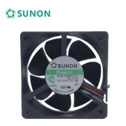 Sunon KDE1206PTV3 Ventilador 6025 12V Maglev Silencioso Refrigeración