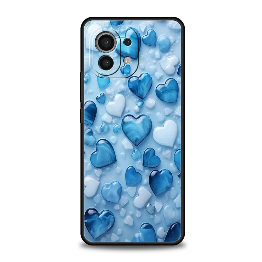 Funda de teléfono Love Heart para Xiaomi Mi 17 15T 15 14 14T 13T 12T Pro 12 13 Lite 5G 11T Poco X6 X7 X5 Pro funda suave - imagen 2