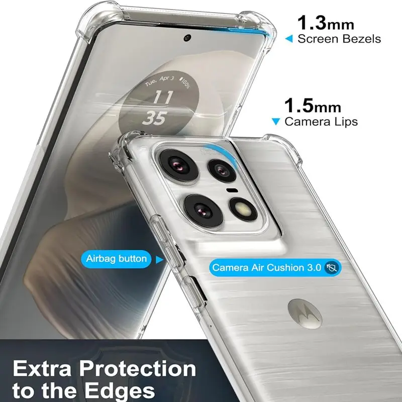 Funda de TPU con Airbag a prueba de golpes para Motorola Moto Edge 50 Pro Edge 50 Neo Fusion Ultra funda protectora Capa Fundas Coque - imagen 4