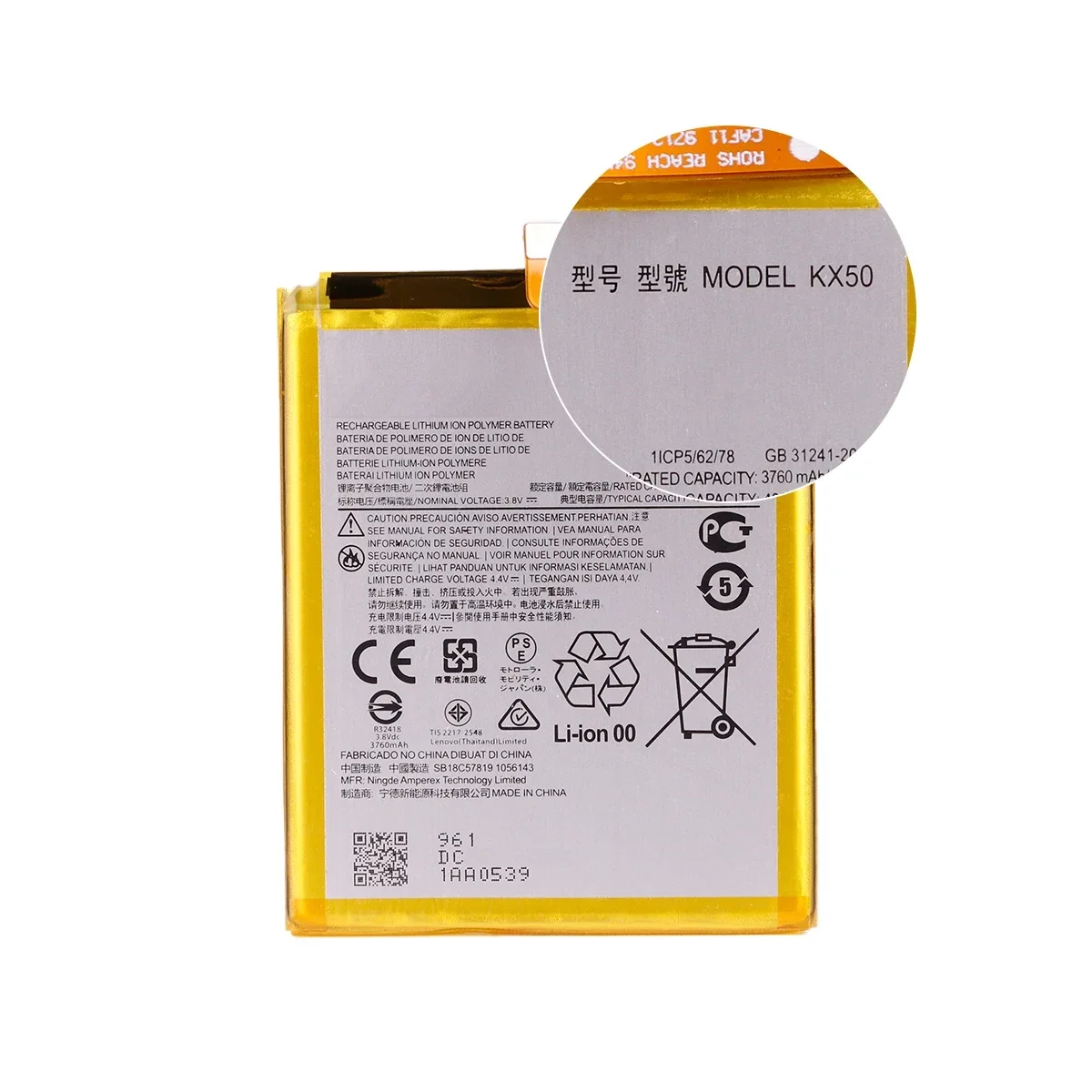 Nueva batería KX50 de 4000mAh para Motorola Moto G Stylus 2020 XT2043 Moto G Pro XT2041 baterías de teléfono + herramientas - imagen 2