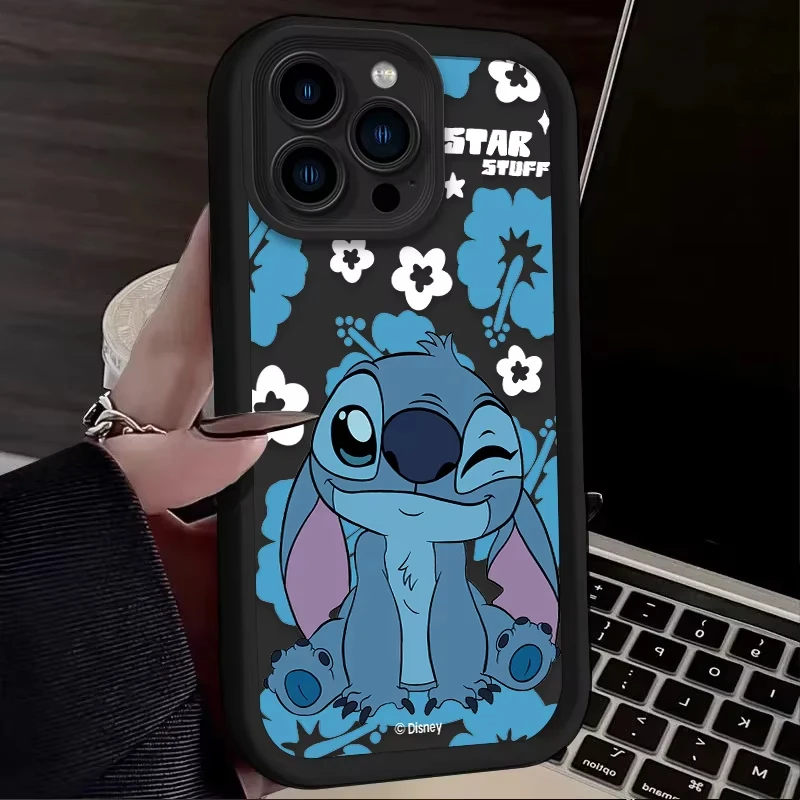 Funda de teléfono de punto de dibujos animados de Disney para Samsung Galaxy A55 A54 A35 A15 S25 Ultra S24 S23 S22 S21 Plus S20 FE, funda trasera a prueba de golpes - imagen 4