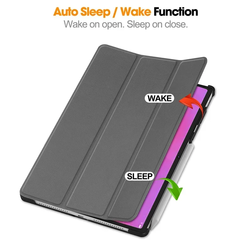 Funda magnética para tableta Lenovo Yoga Tab Plus, Funda de 12,7 pulgadas, 2025 TB520FU, soporte trasero transparente, Funda para Lenovo Yoga Pad Pro 12,7 - imagen 2